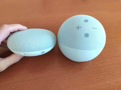 comparativa nest mini echo dot 4