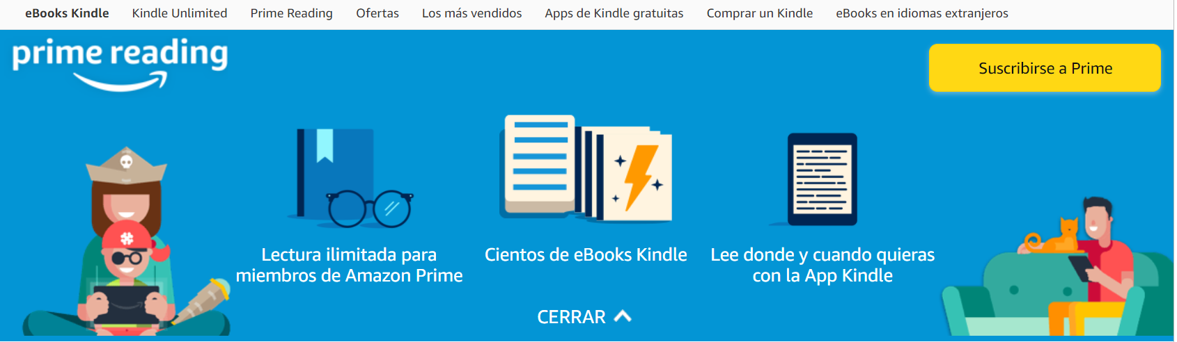 diferencia kindle unlimited prime reading