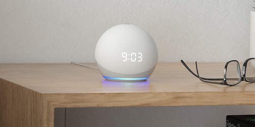 echo dot 4 reloj diseño