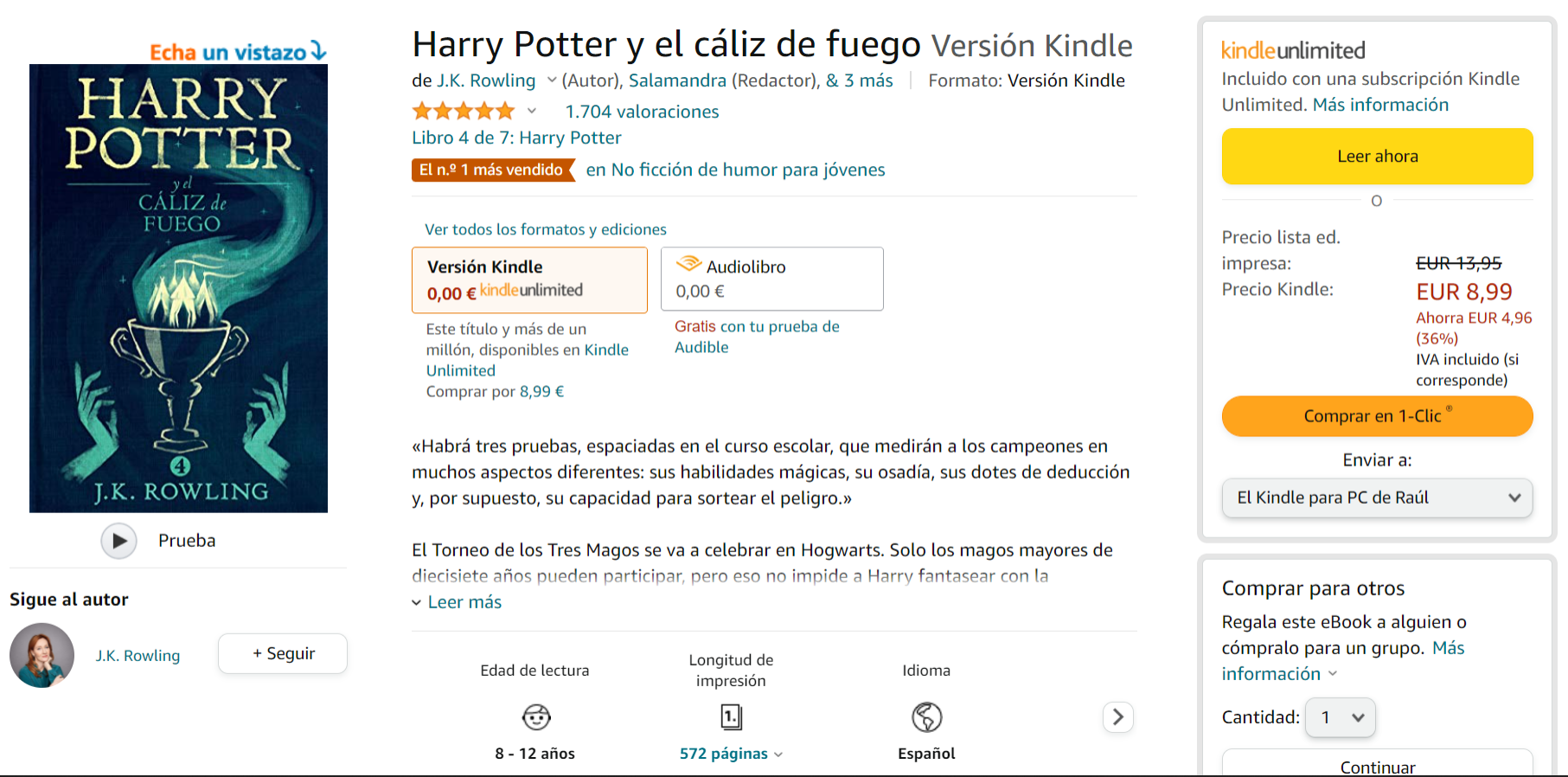 leer gratis kindle unlimited