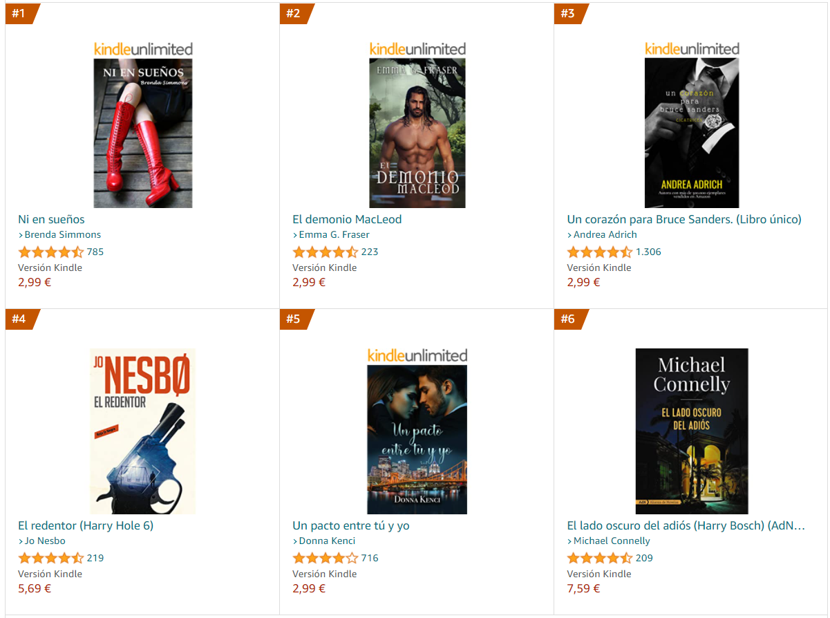 catalogo kindle unlimited