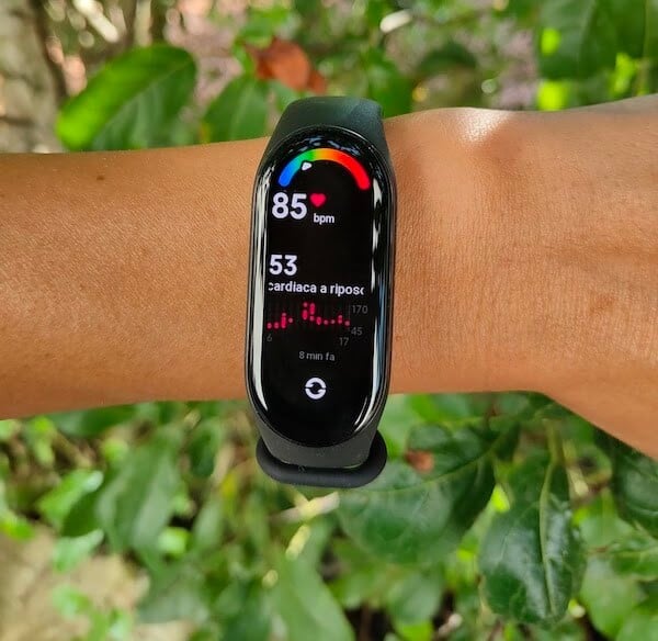 mi band 7 frecuencia cardiaca